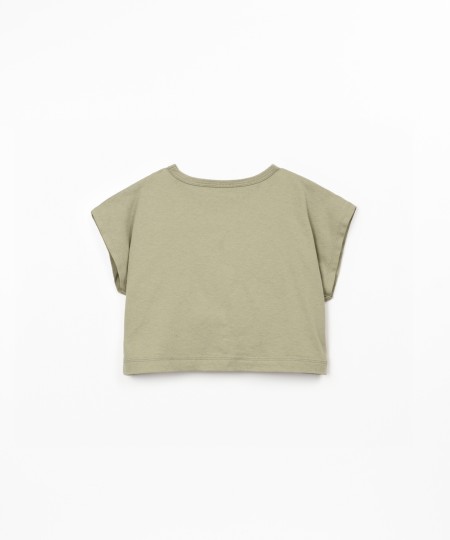 T-shirt en mélange de coton biologique et coton recyclé