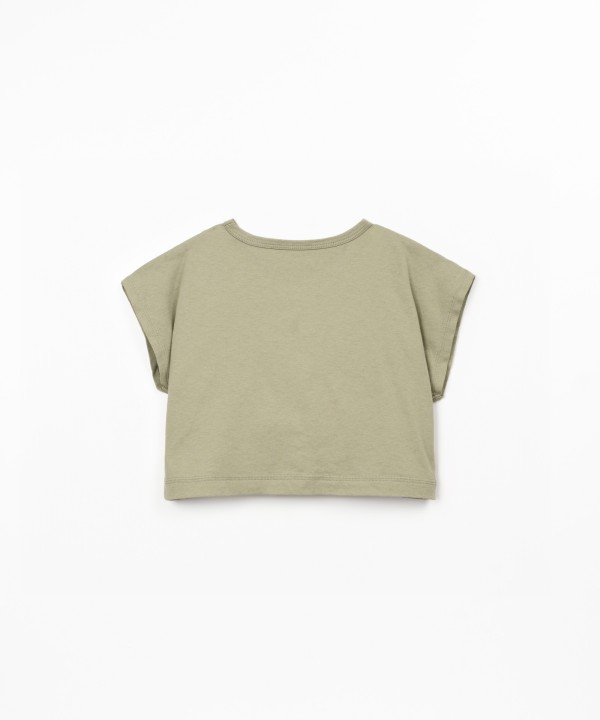 T-shirt en m�lange de coton biologique et coton recycl�