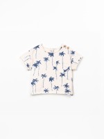T-shirt avec imprim� de palmiers