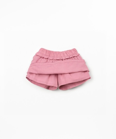 Jupe-short en tissu de coton biologique