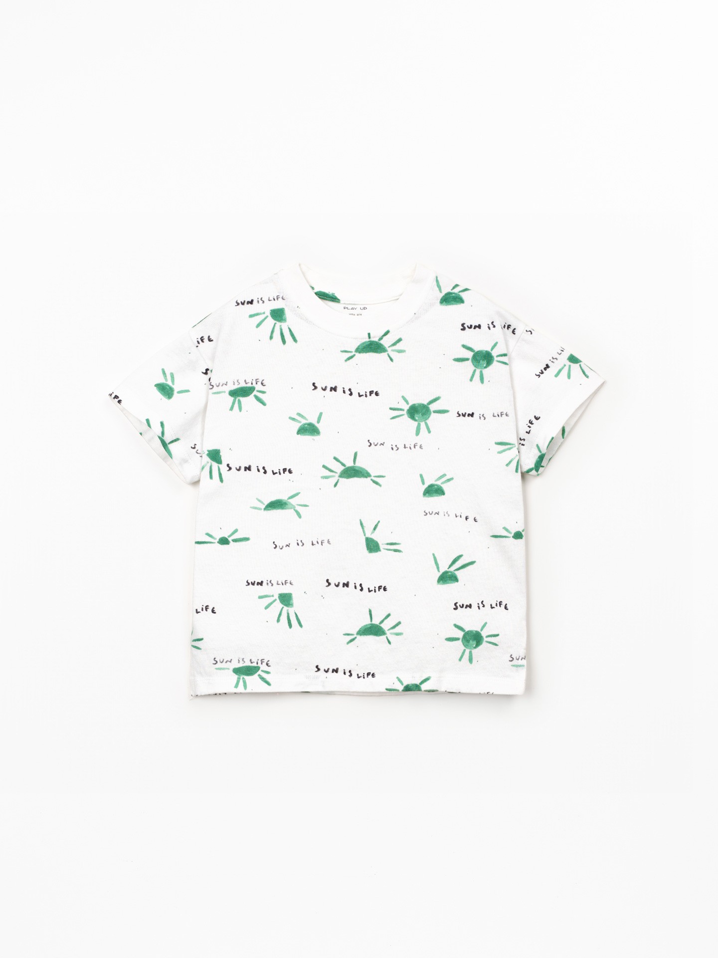 T-shirt anti-UV avec imprimé soleil