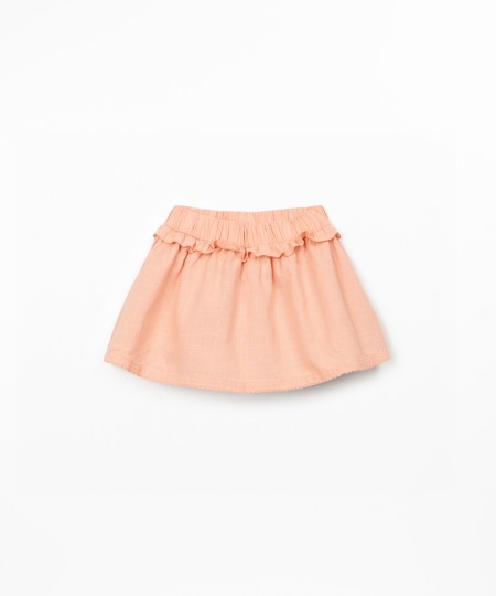 Jupe-culotte en tissu de coton biologique