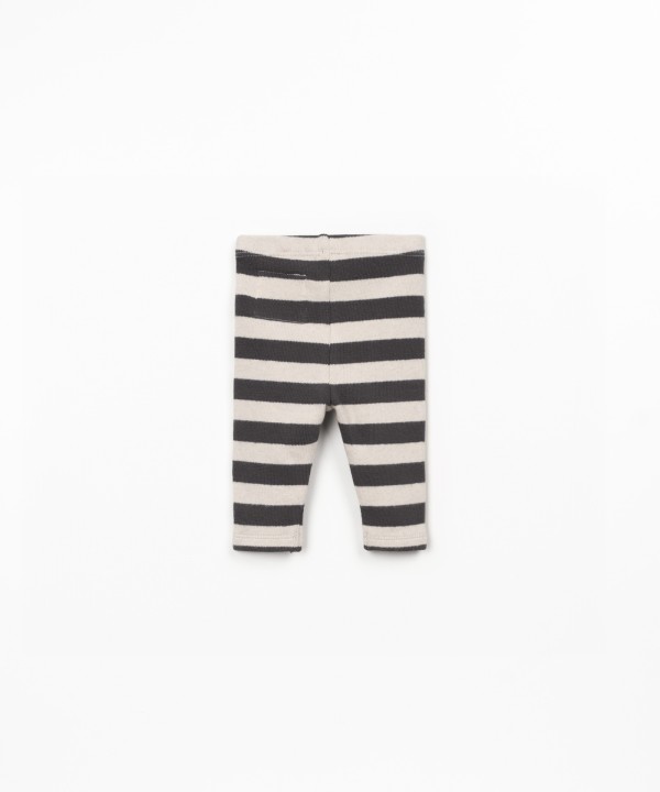 Leggings avec motif � rayures