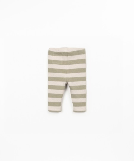 Striped pattern leggings