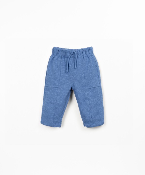 Pantalon en maille de coton biologique