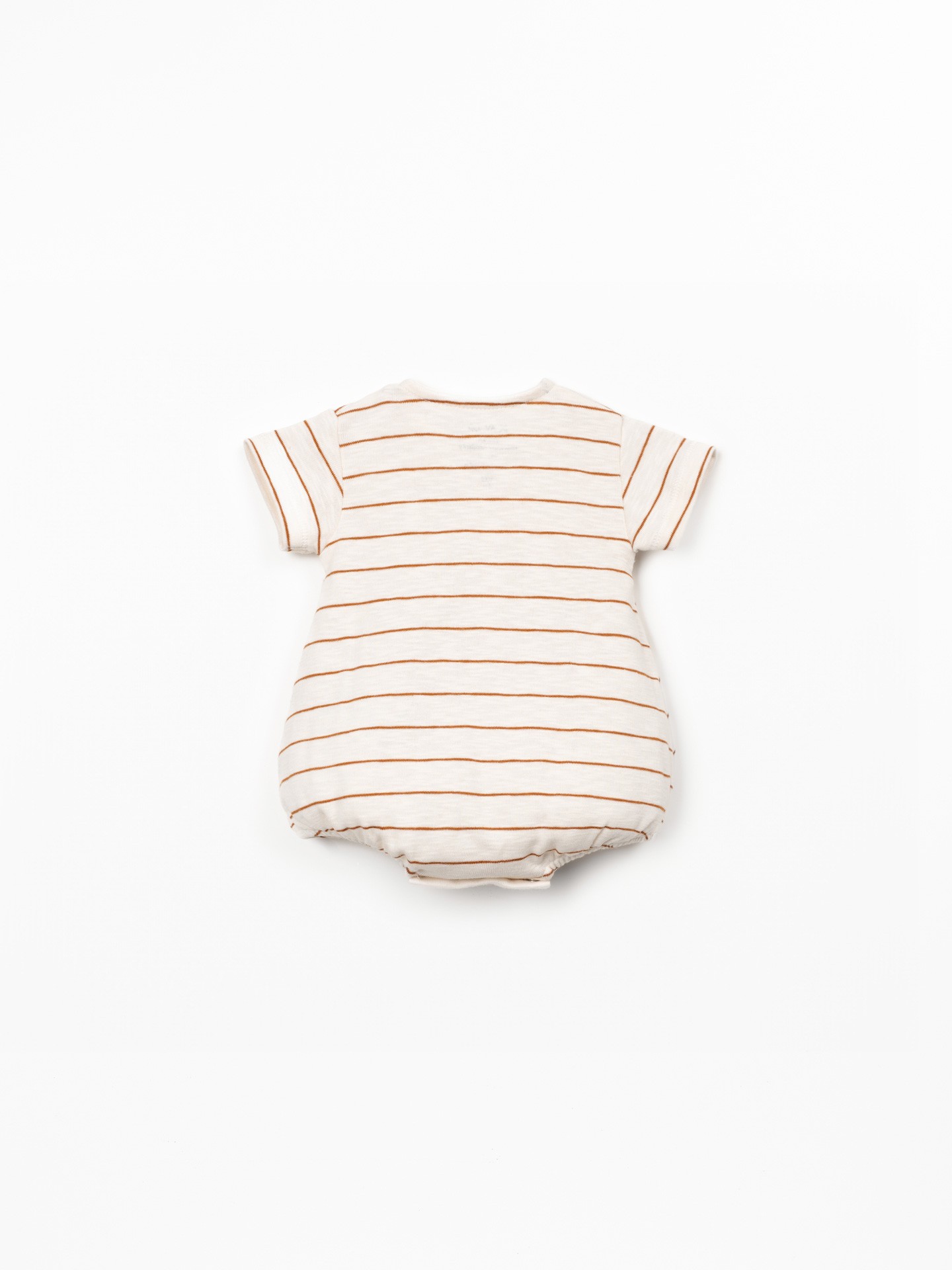 Combinaison rayée en coton biologique