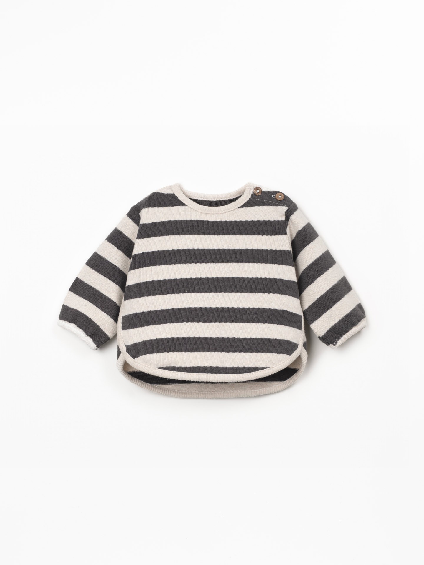 Pull rayé en maille