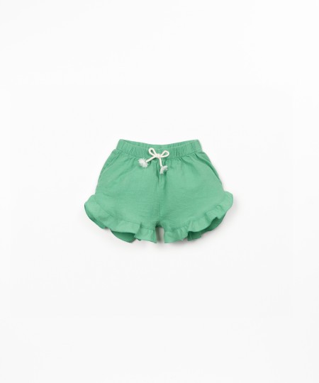 Shorts in organic cotton fabric