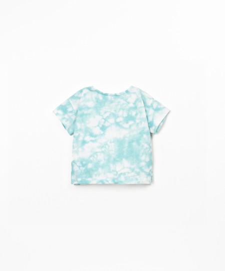 T-shirt avec imprimé tie and dye