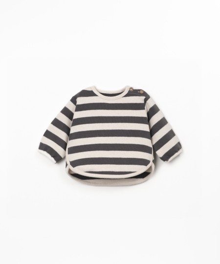 Pull ray� en maille