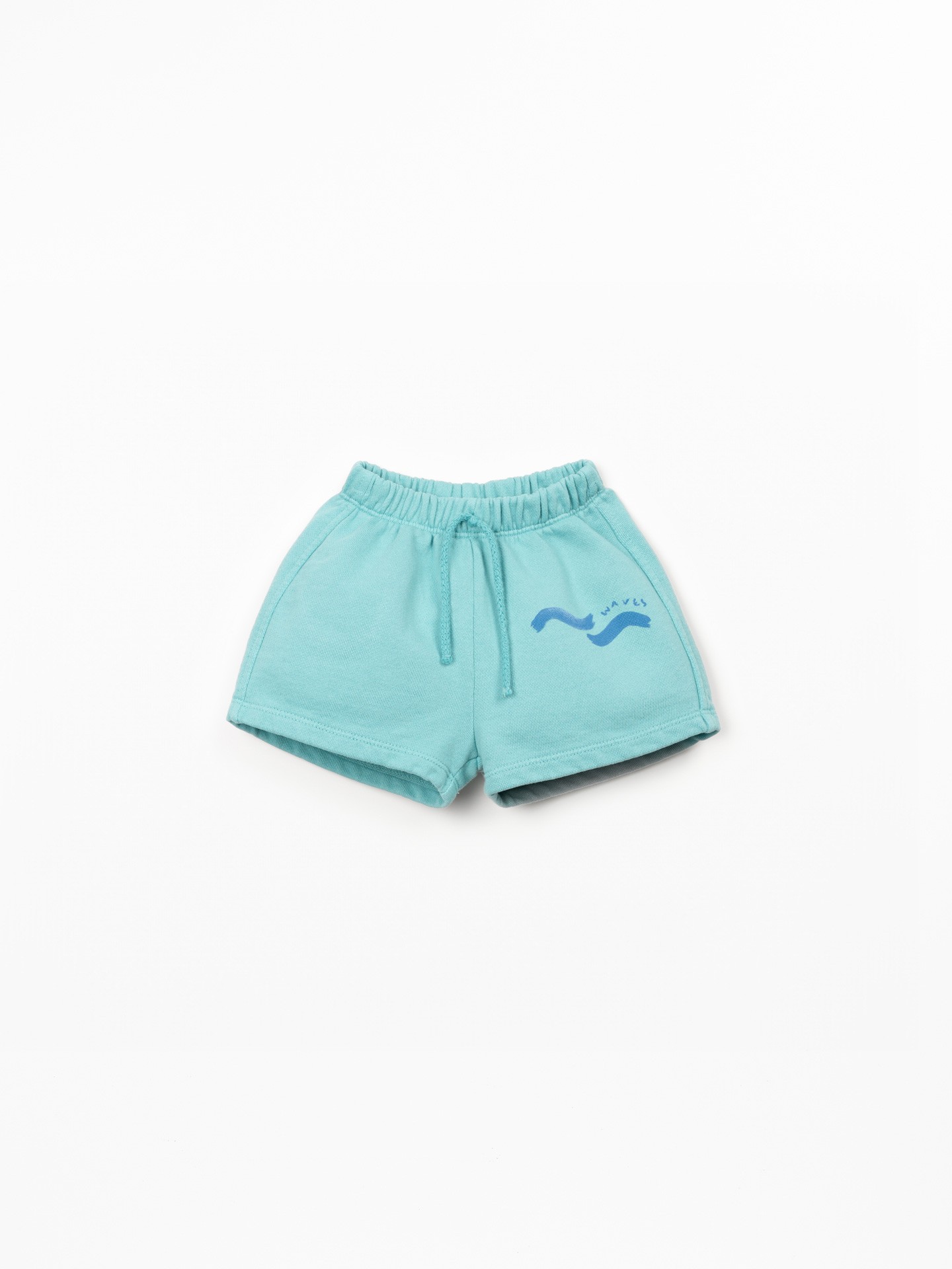 Short en maille avec motif