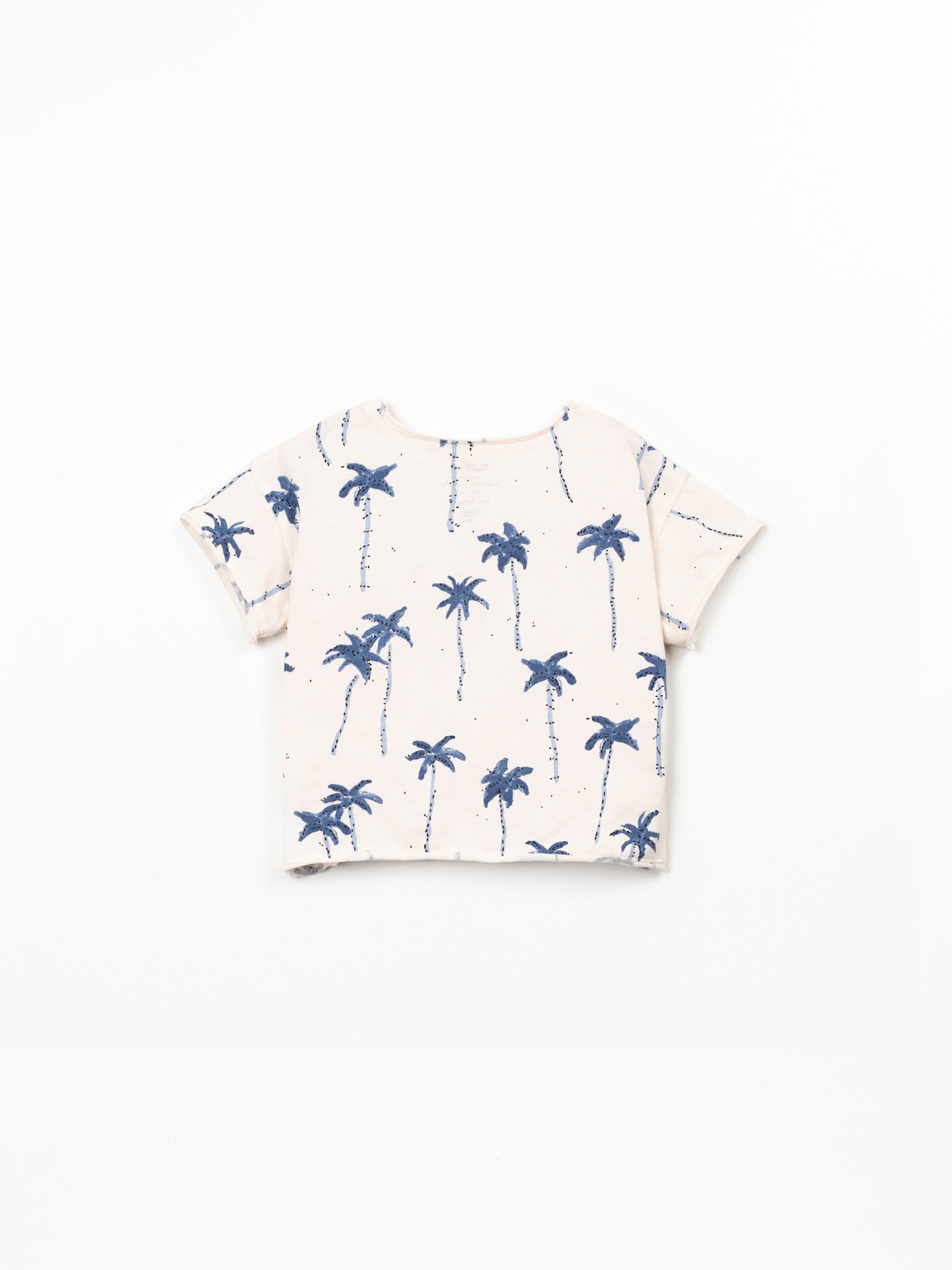 T-shirt avec imprimé de palmiers