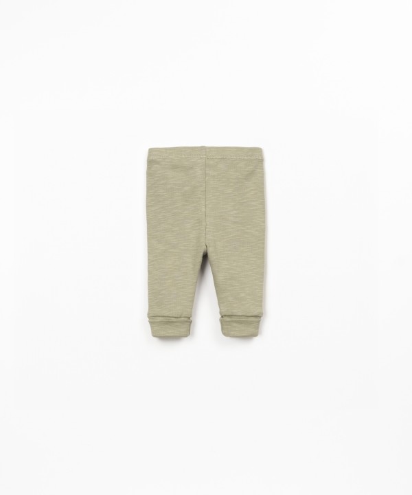 Leggings unis en coton biologique