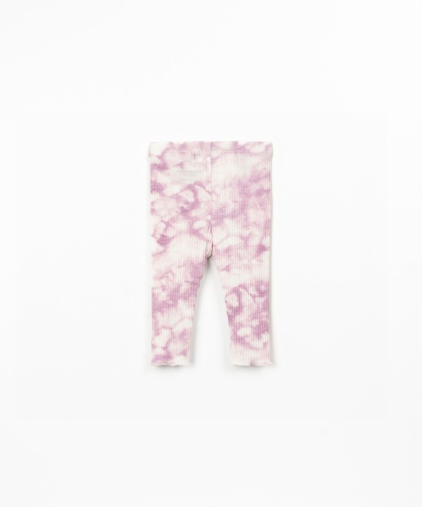 Leggings avec imprim� tie and dye