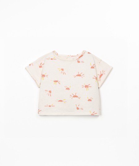 Anti-UV t-shirt with print