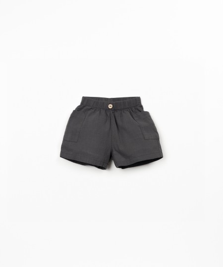 Organic cotton fabric shorts