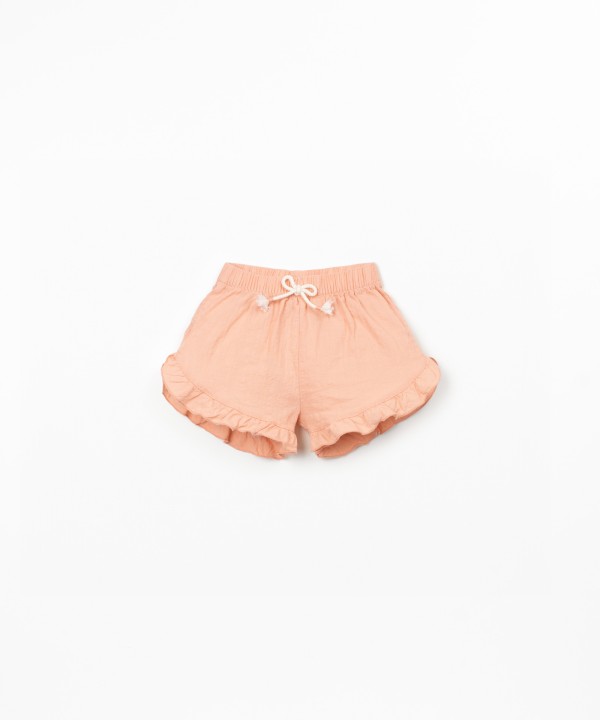 Short en tissu de coton biologique