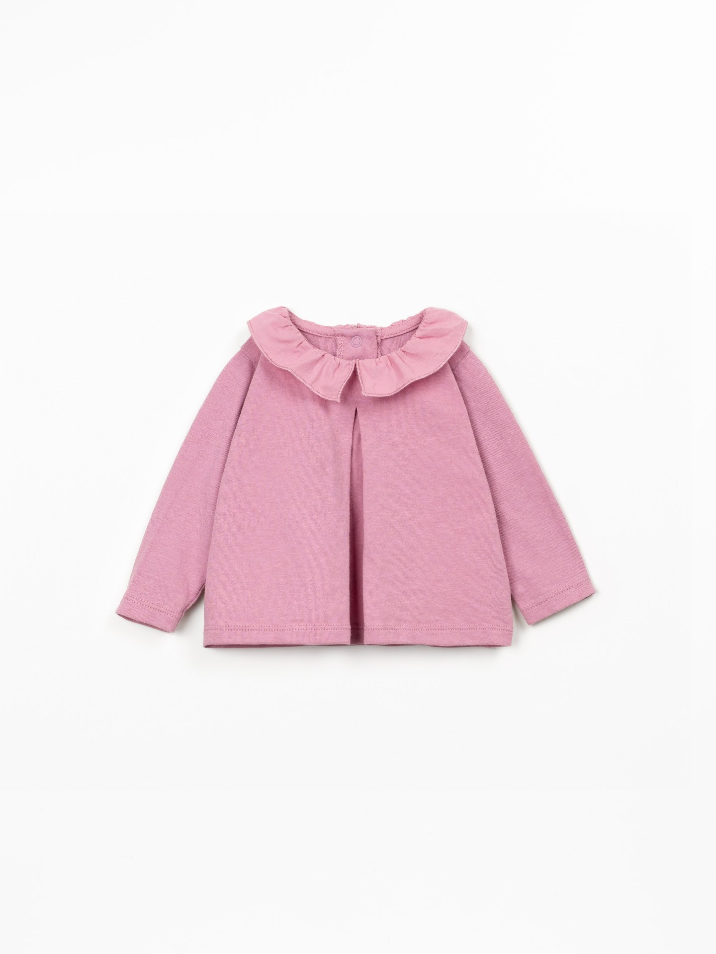 Pull en maille en mélange de coton biologique et recyclé