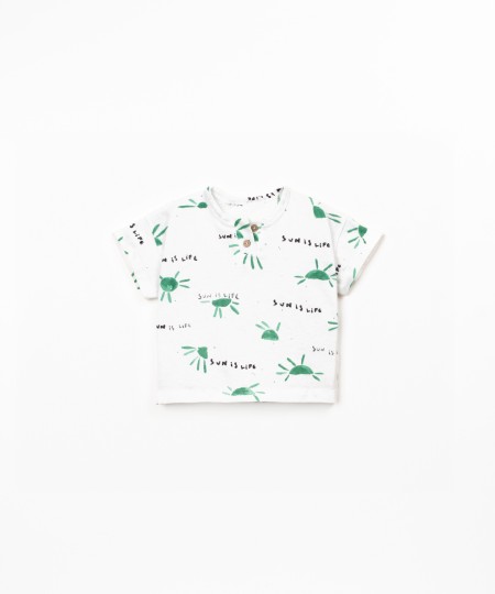 UV protection t-shirt with print