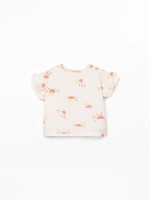 T-shirt anti-UV en m�lange de fibres recycl�es et de fibres naturelles