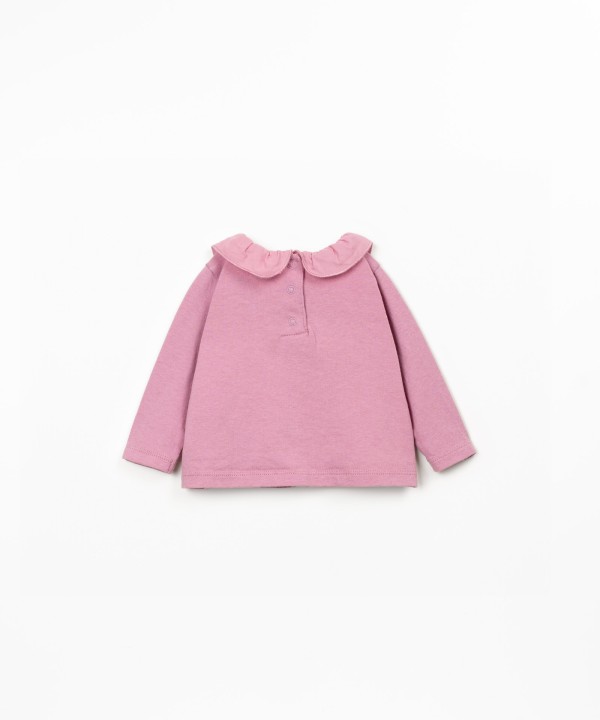 Pull en maille en m�lange de coton biologique et recycl�