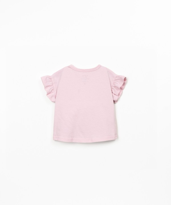 Jersey t-shirt in organic and recycled cotton