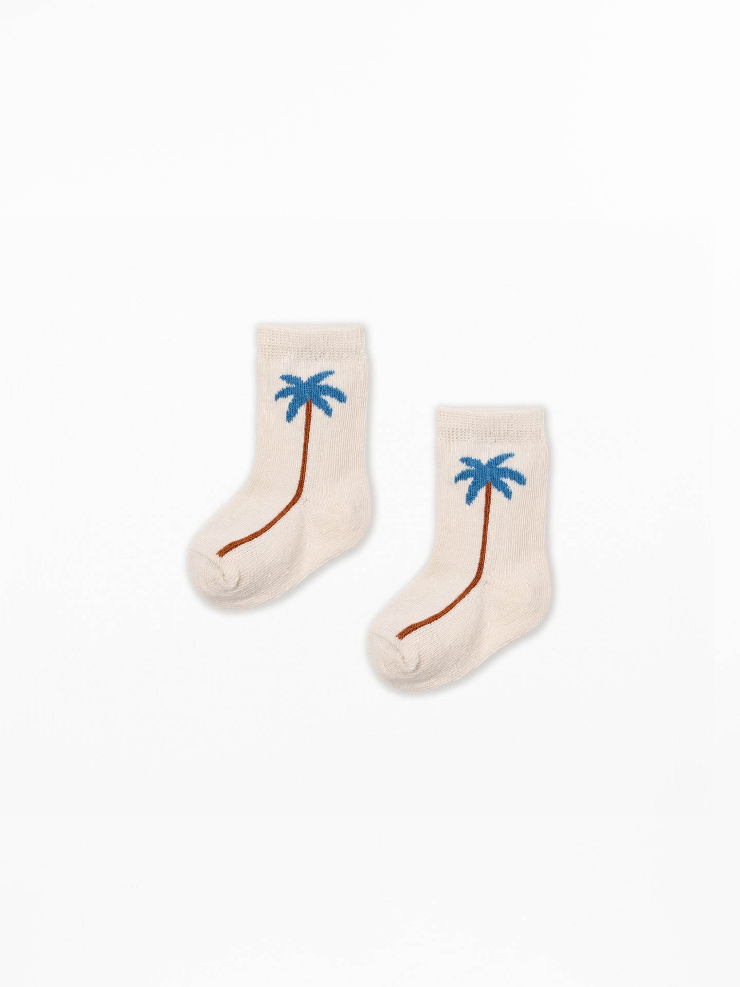 Chaussettes avec motif palmier