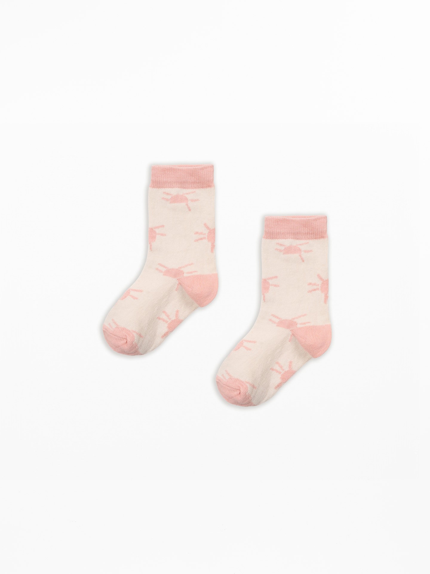 Chaussettes jacquard avec motif de petites formes