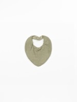 Babero de tejido de algod�n org�nico y algod�n reciclado