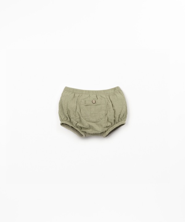 Short en tissu avec poche