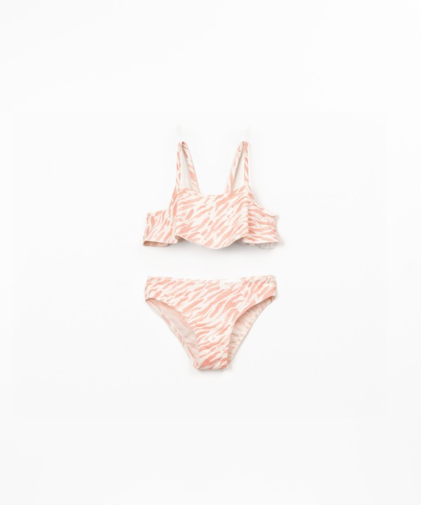 Bikini imprim� en coton biologique