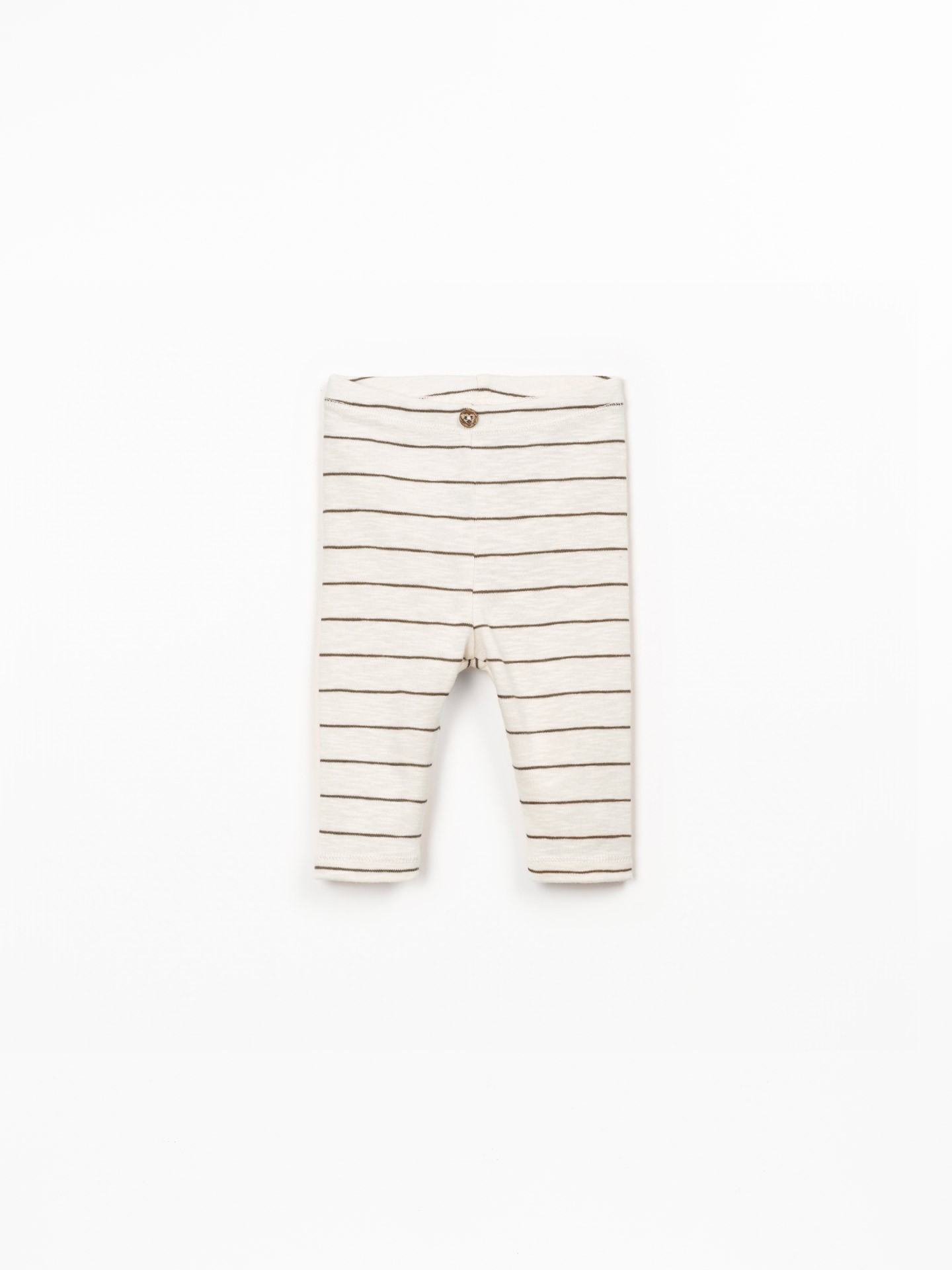 Legging rayé en coton biologique