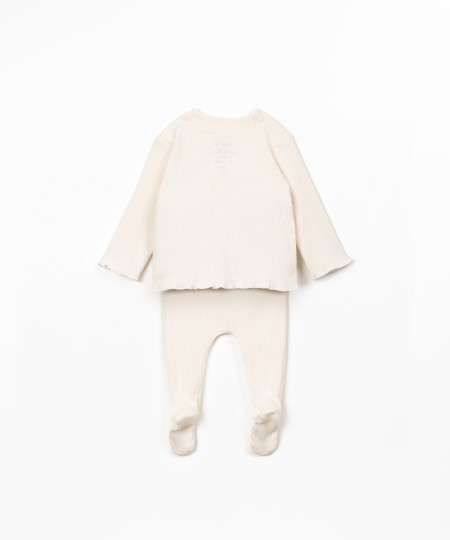 Completo in jersey di cotone biologico