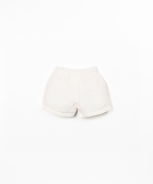 Short en tissu de lin