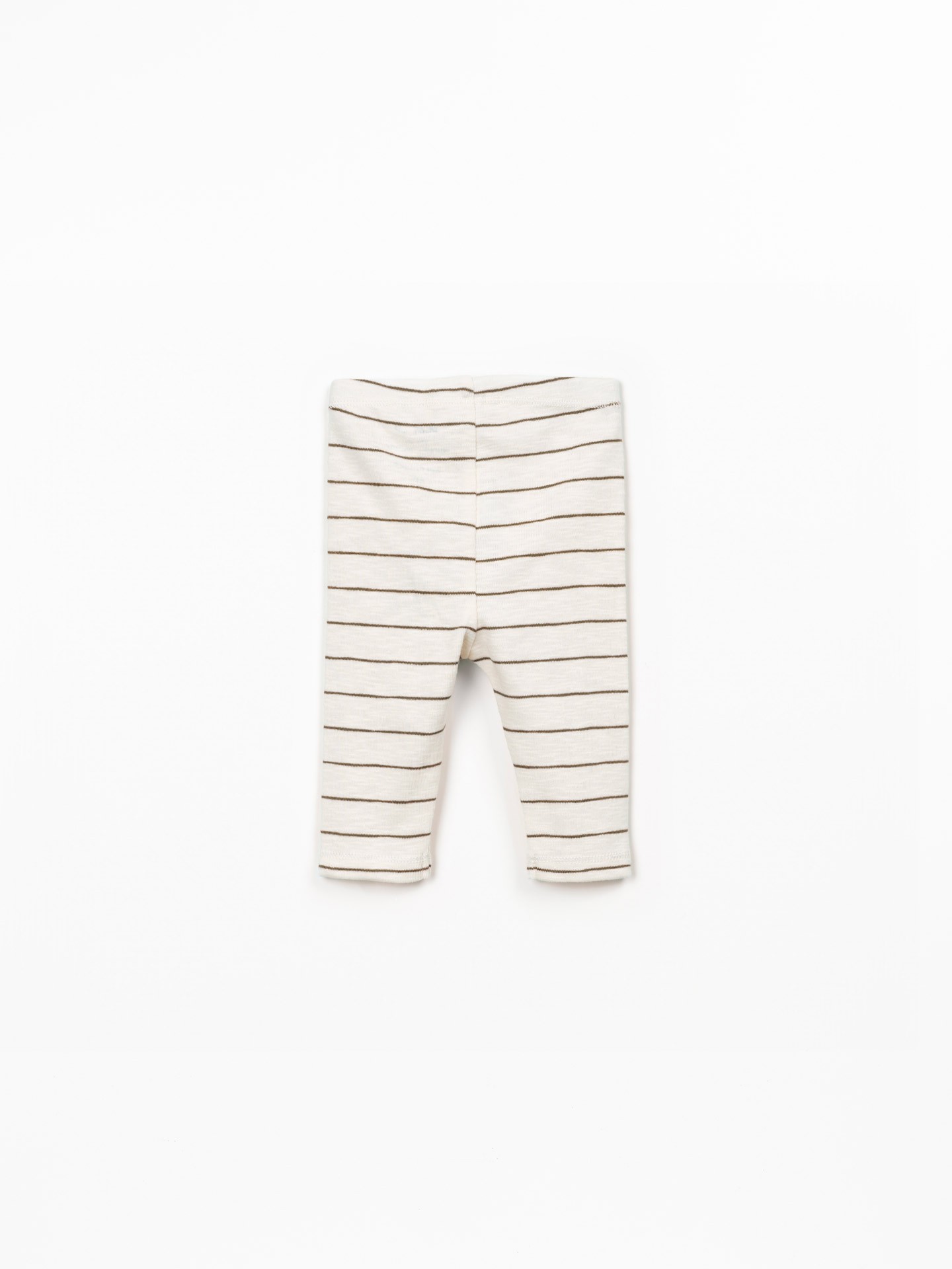 Legging rayé en coton biologique