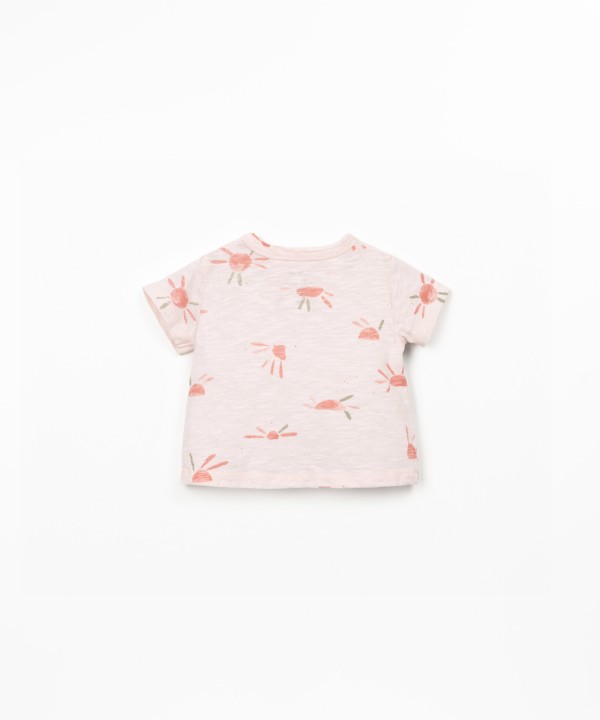 T-shirt en coton biologique avec imprim?