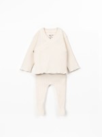 Ensemble en maille de coton biologique