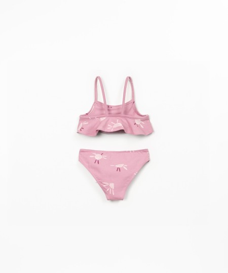Bikini imprimé en coton biologique