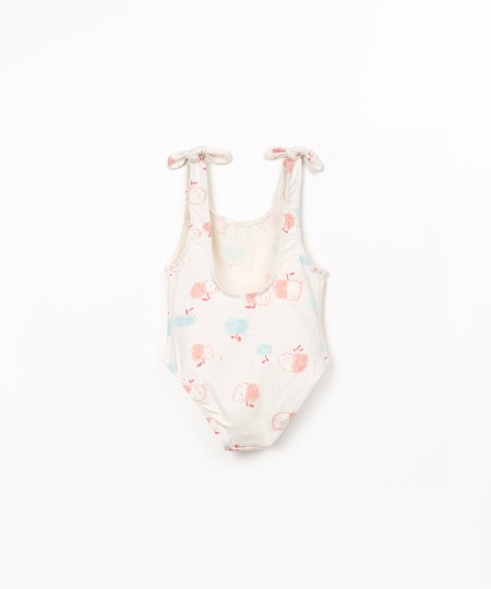 Maillot de bain imprimé en coton biologique