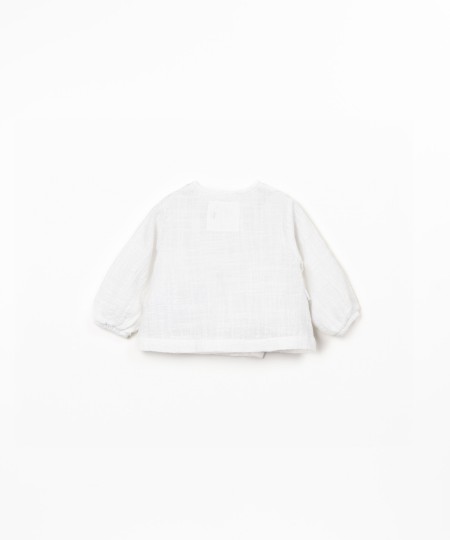 Blusa de tejido de algodón orgánico