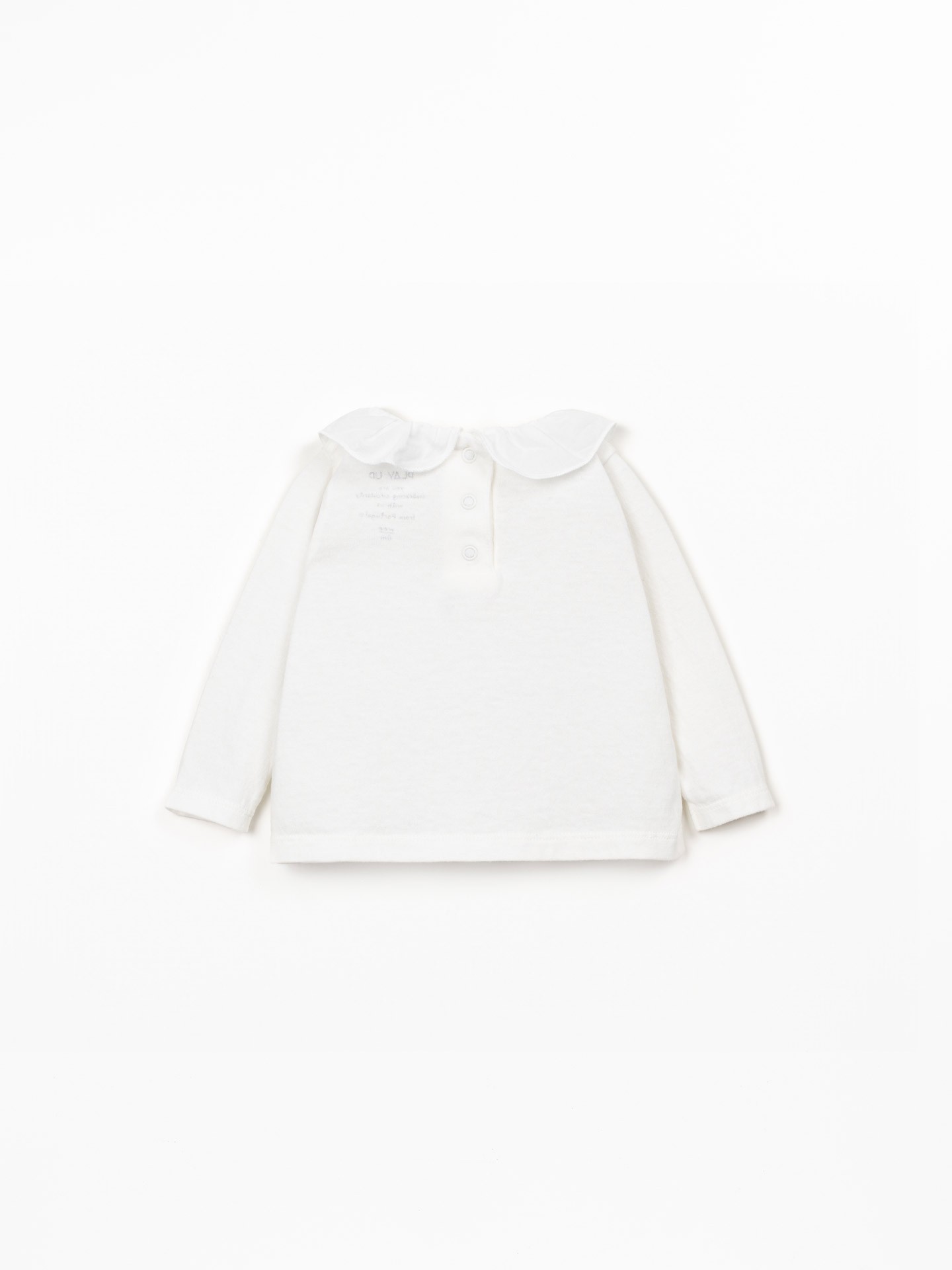 Pull en maille en mélange de coton bio et recyclé