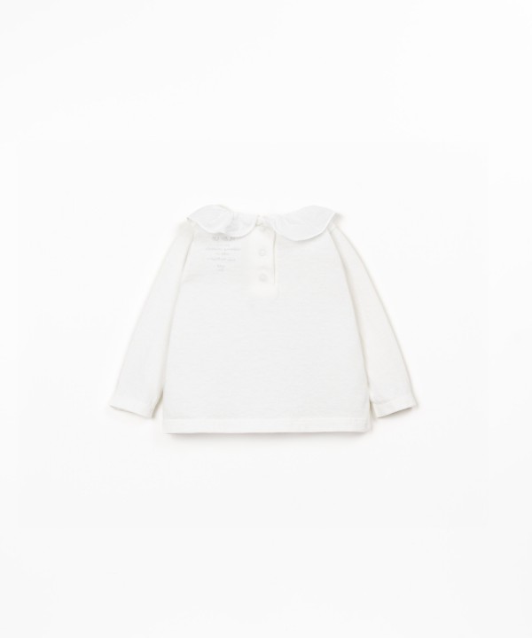 Pull en maille en m�lange de coton bio et recycl�