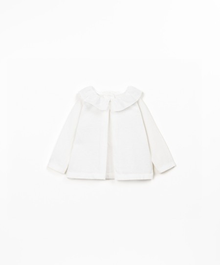 Camisola de malha com mistura de de algod�o org�nico e reciclado