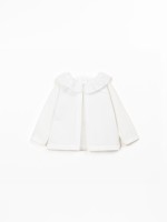 Pull en maille en m�lange de coton bio et recycl�