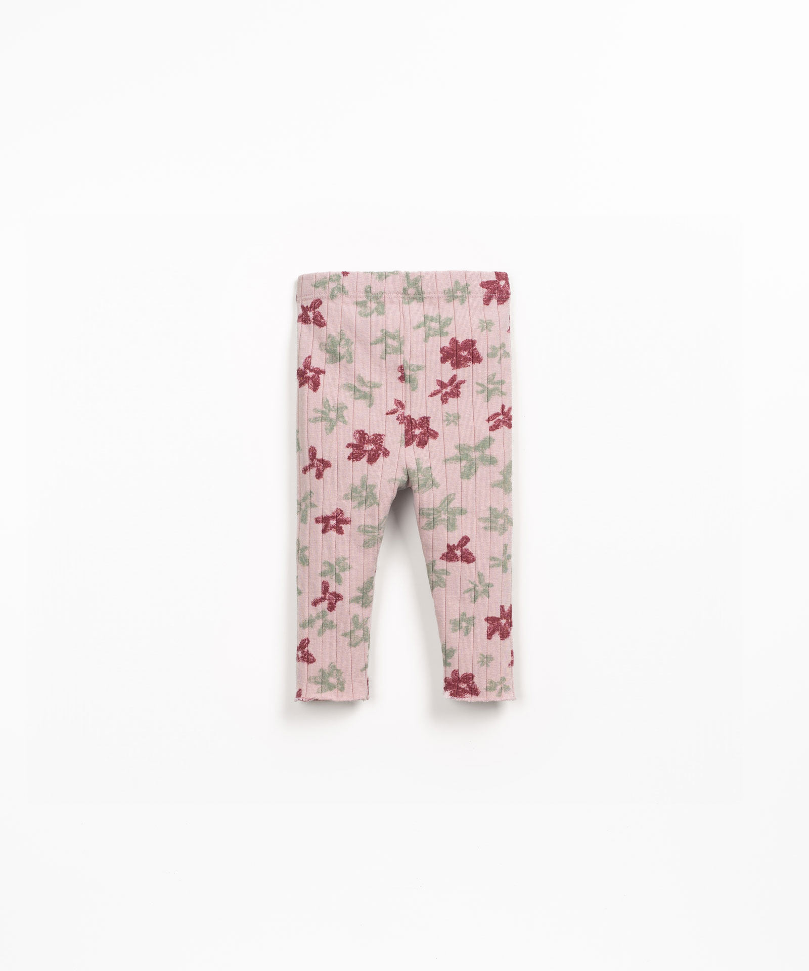 Jersey leggings in blend of natural and recycled fibers