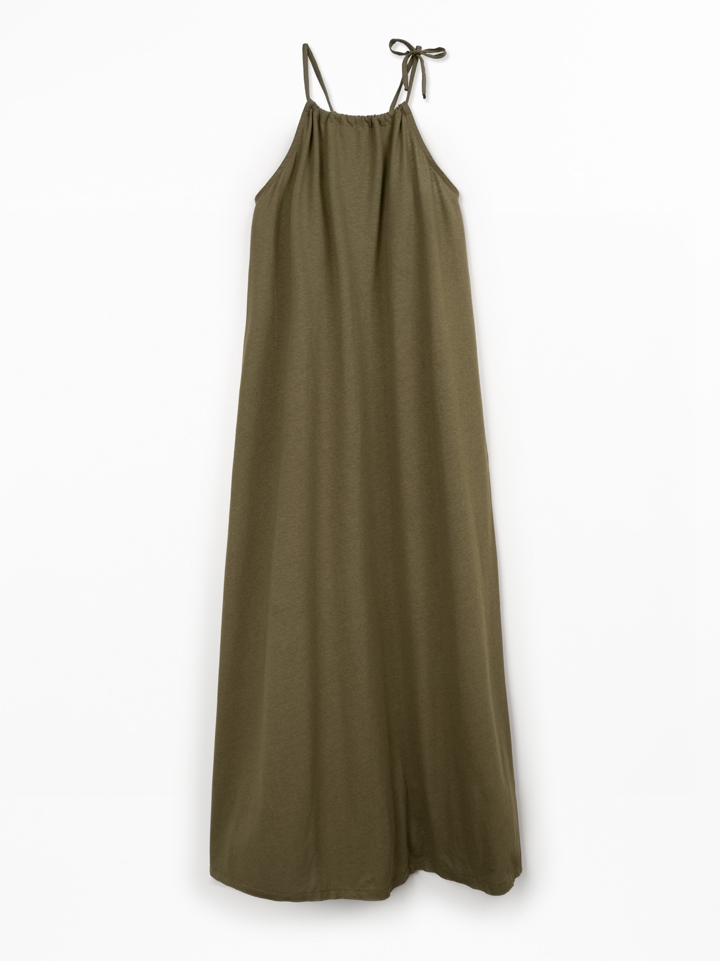 Vestido largo con tirantes