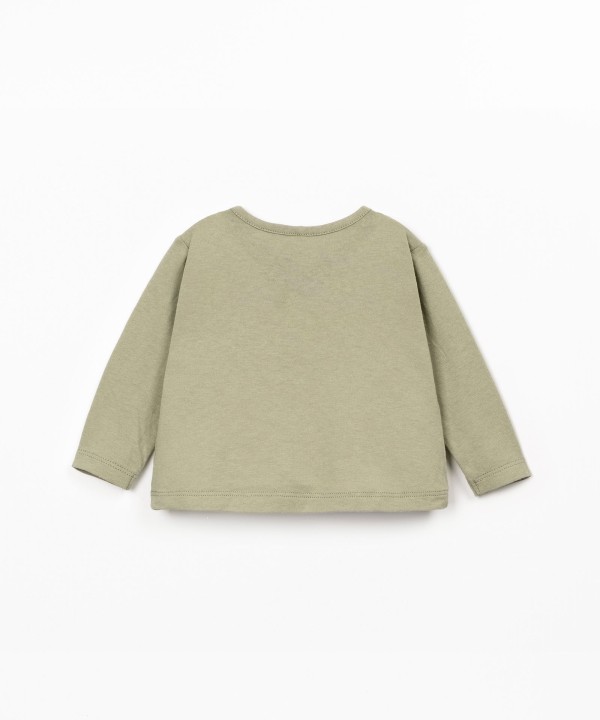 Camisola de malha em algod�o org�nico e reciclado