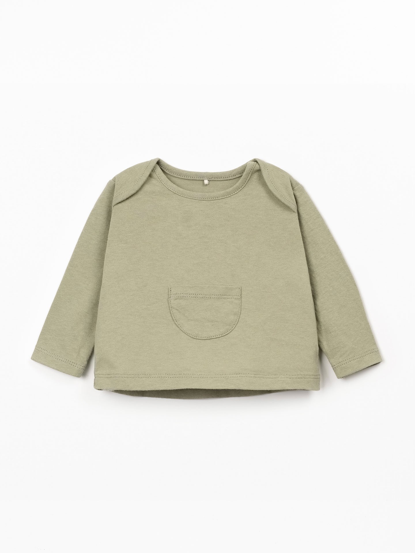 Camisola de malha em algodão orgânico e reciclado