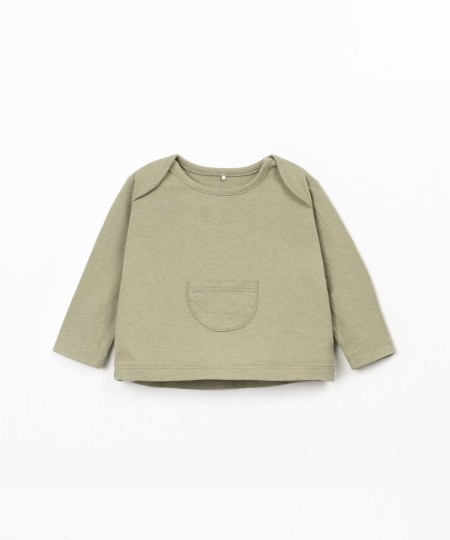 Camisola de malha em algod�o org�nico e reciclado