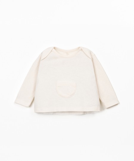 Camisola de malha em algod�o org�nico e reciclado